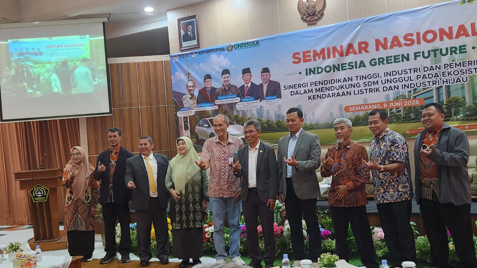 Seminar Indonesia Green Future bersama Unissula